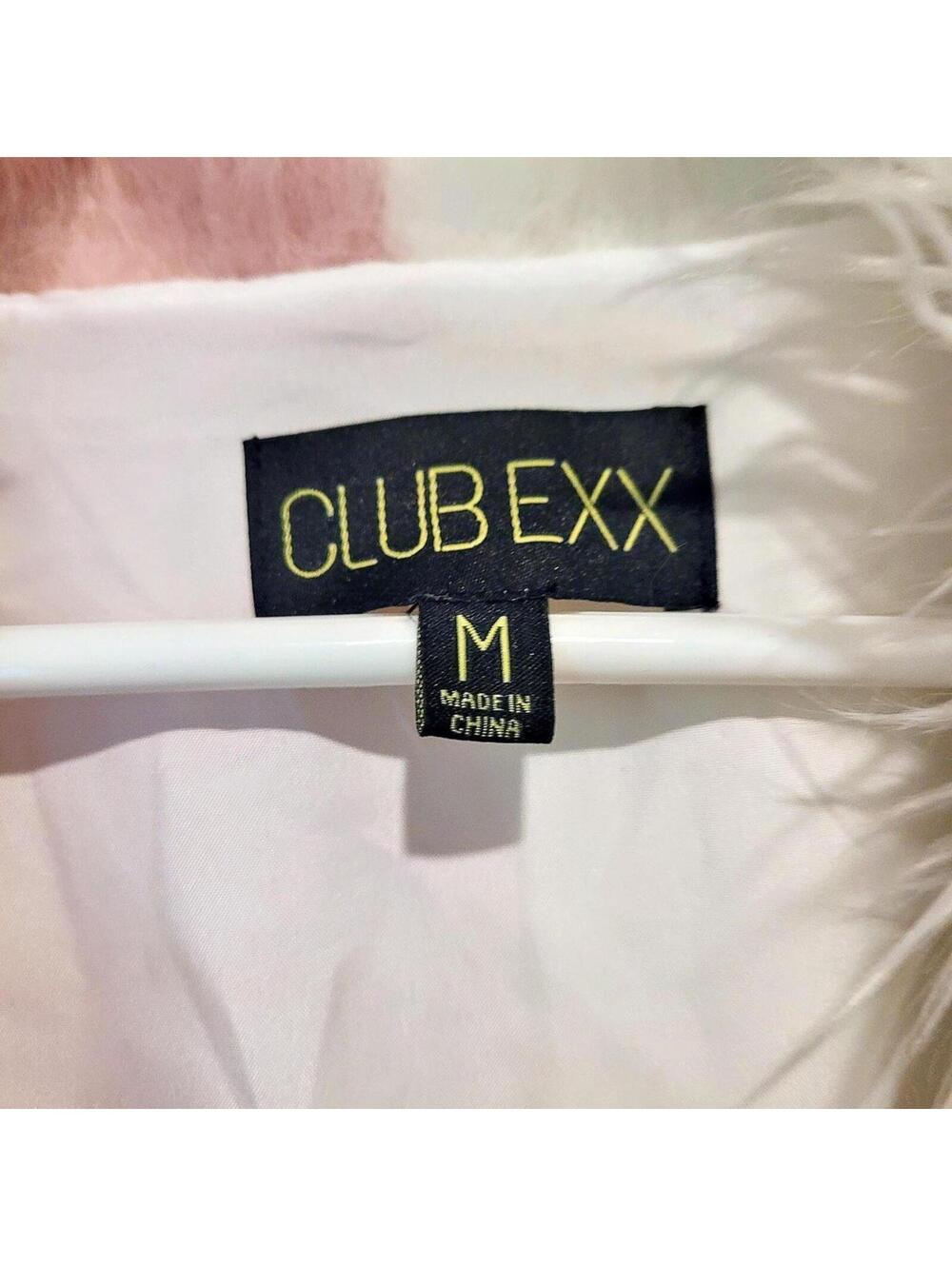 ✨ NWOT Club Exx 'Blush Balancing Act' Faux Fur Jacket ✨ - Picture 2 of 3